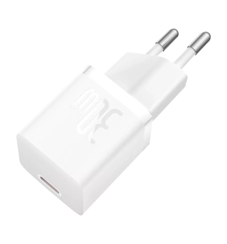 Адаптер Baseus GaN5 Fast Charger 30W Type-C White (CCGN070502/P10162504213-00)