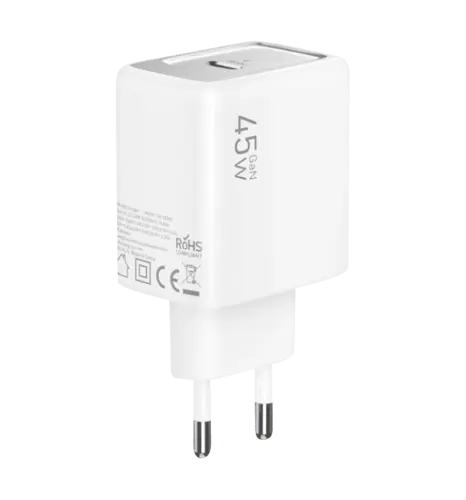 Адаптер Keephone 45W Booster GaN Power White (KPBOOS43CWH)