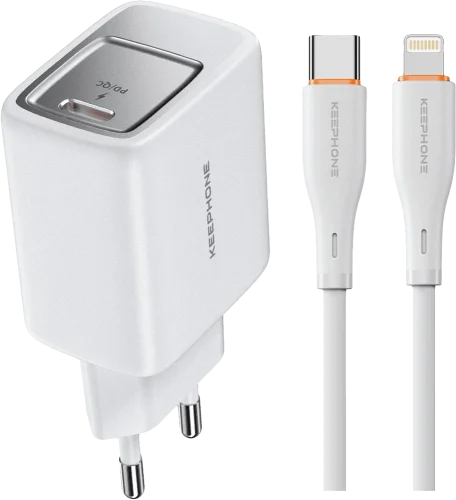 Адаптер Keephone MIXEED C-L+30W(Type-C) White (KPMIXD6CLCWH)