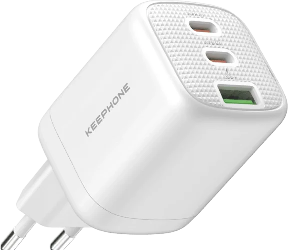 Адаптер Keephone THOMAS C-C+65W(A+2C) White (KPTOM11ACCWH)