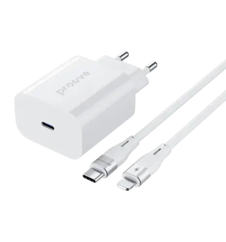 Адаптер Proove Rapid 20W (Type-C) + Кабель Type-C to Lightning