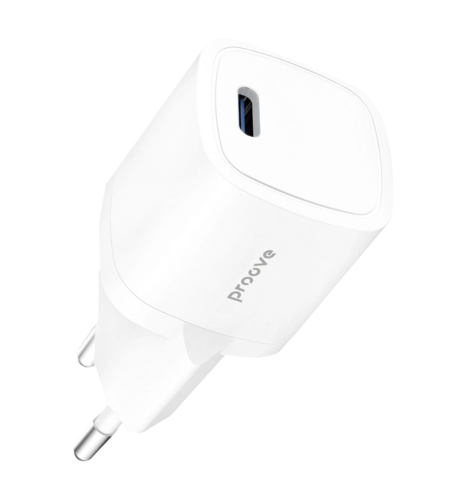 Адаптер Proove Silicone Power 20W (Type-C) (white)