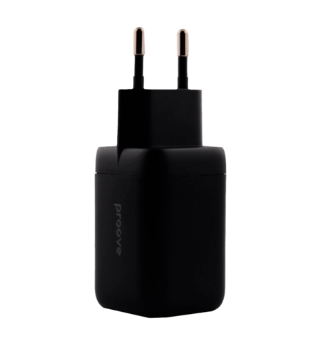 Адаптер Proove Silicone Power 40W (Type-C + Type-C) (black)