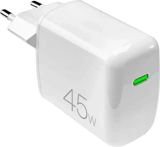 Адаптер Puro Power Delivery Super Mini Wall Charger GaN 1 USB-C, 45W White PUFCMTCUSBC45WGWHI