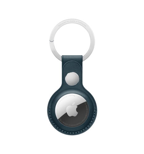 AirTag Leather Key Ring - Baltic Blue (MHJ23)