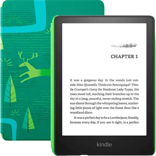 Amazon Kindle Paperwhite Kids 11th Gen. 2021 Emerald Forest cover
