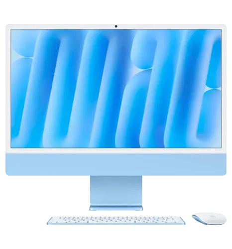 iMac 24" Retina 4.5K Apple M4/10CPU/10GPU/16GB/256GB SSD/Blue 2024 (MWV13)