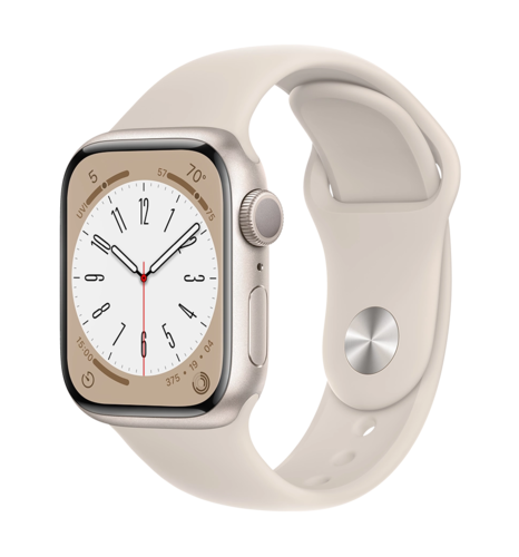 Apple Watch S8 45mm Star  Alu Star SpBand M/L (MNP23)