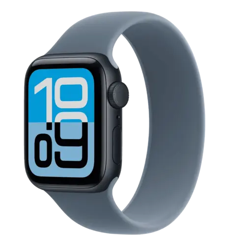 Apple Watch SE 3 GPS 40mm Midnight Aluminium Case with Midnight Sport Band - M/L (MEHC4)
