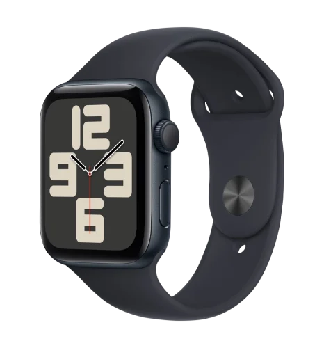 Apple Watch SE (gen 2) 2023 44mm Midnight Aluminum Case with Midnight Sport Band S/M (MRE73) Б/У