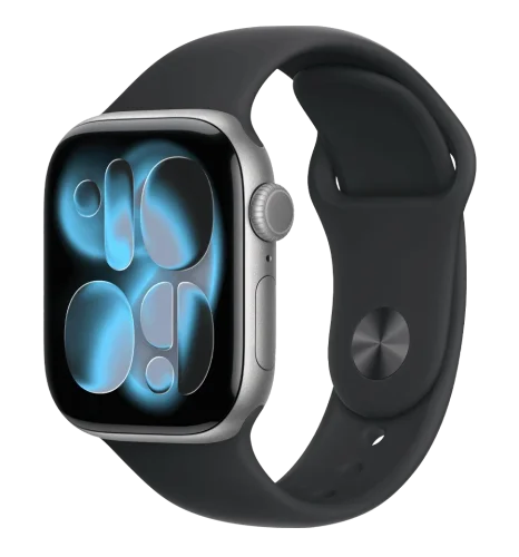 Apple Watch Series 11 GPS 46mm Space Grey Aluminium Case with Black Sport Band - M/L (MEV44) БВ