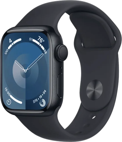 Apple Watch Series 9 41mm Midnight Aluminum Case with Midnight Sport Band S/M (MR8W3) БВ