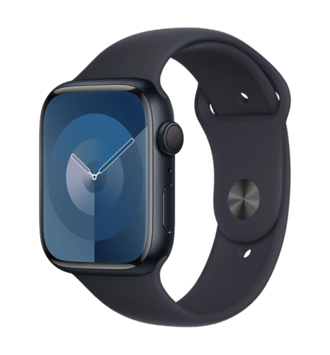 Apple Watch Series 9 41mm Midnight Aluminum Case with Midnight Sport Band S/M (MR8W3)