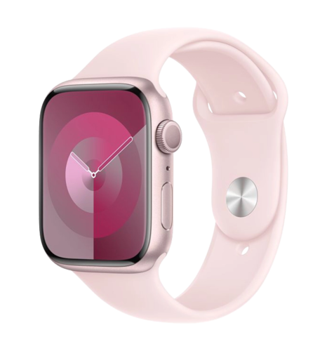 Apple Watch Series 9 41mm Pink Aluminum Case with Light Pink Sport Band S/M (MR933) БУ
