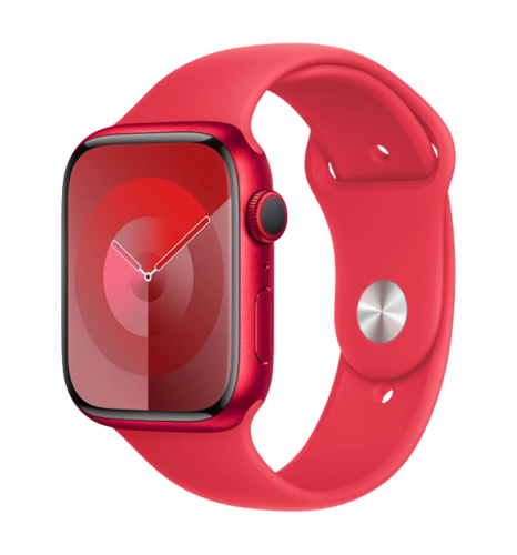 Apple Watch Series 9 45mm (PRODUCT)RED Aluminum Case with (PRODUCT)RED Sport Band S/M (MRXJ3)