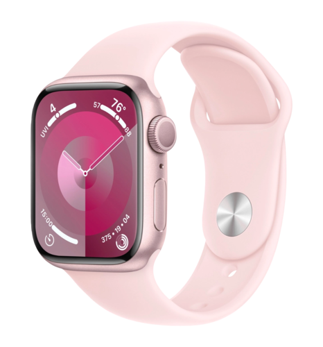 Apple Watch Series 9 GPS 41mm Pink Aluminium Case Pink Sport Band M/L UA
