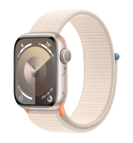 Apple Watch Series 9 GPS 41mm Starlight Aluminium Case Starlight Sport Loop UA