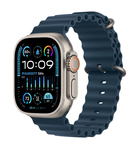 Apple Watch Ultra 2 GPS 49mm Titanium Case Blue Ocean Band UA