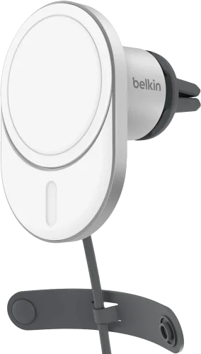 Автомобільний тримач смартфона Belkin MagSafe Qi2 бездротова зарядка( WIC008BTGR-V2)