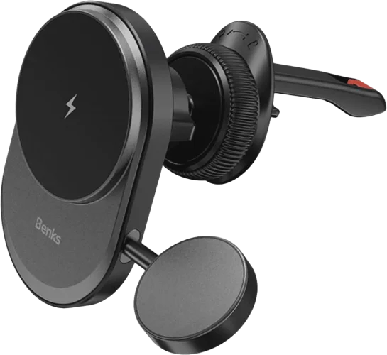 Автомобильный держатель с беспроводной зарядкой Benks CZ06 Magnetic Stand Series (Tarnish)
