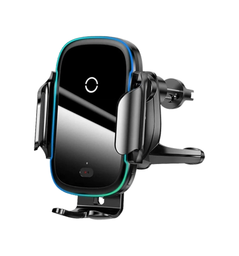 Автотримач-АЗП Baseus Light Electric Holder Wireless Charger (WXHW03-01)