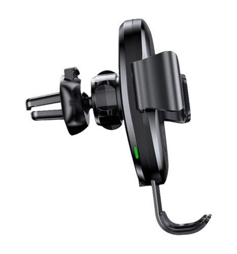 Автотримач-АЗП Baseus Wireless Charger Gravity Car Mount Black (WXYL-01)