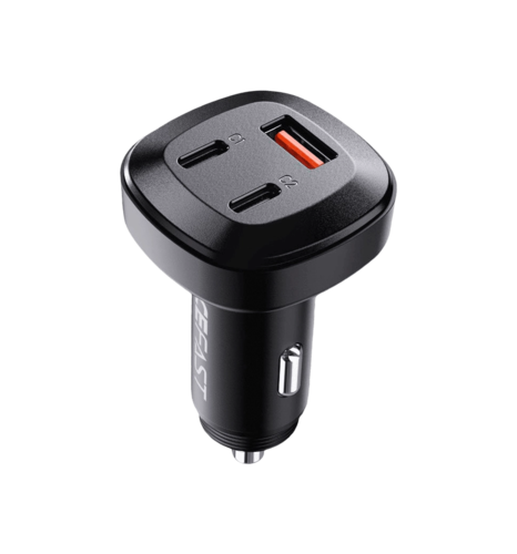 АЗП Acefast B3 66W 2 Type-C + USB (black)