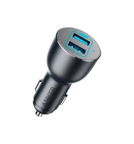 АЗП ANKER PowerDrive III - 36W 2xUSB (Чорний)