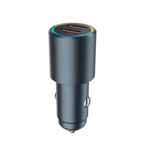 АЗУ Proove Double Energy 36W (2 USB) (metal gray)