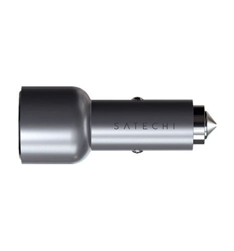 АЗП Satechi 40W Dual USB-C PD Car Charger Space Grey (ST-U2C40CCM)