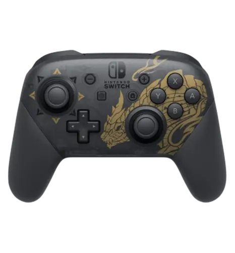Беспроводной геймпад Nintendo Switch Pro Controller Monster Hunter Rise Edition