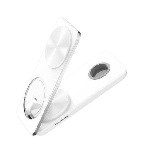 Бездротова Зарядка Mcdodo [CH-1150] Foldable Magnetic Travel Charging Station 3in1 (White)