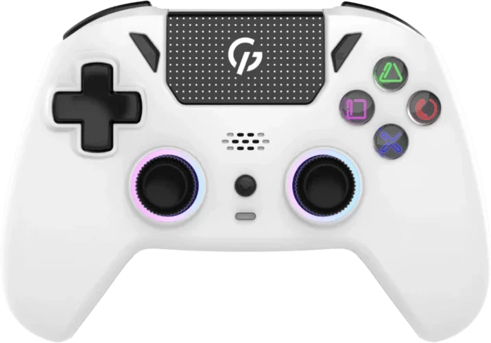 Беспроводной геймпад GamePro GPS20W 2.4G/BT 5.1/USB (Switch/PC/PS/iOS/Android) RGB White