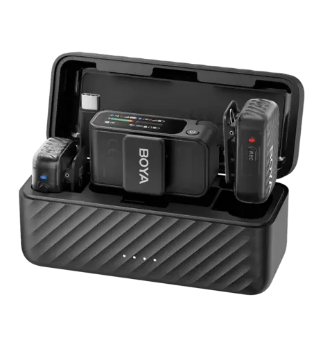 Бездротовий мікрофон BOYA MIC 2-02 Type-C/TRS Black
