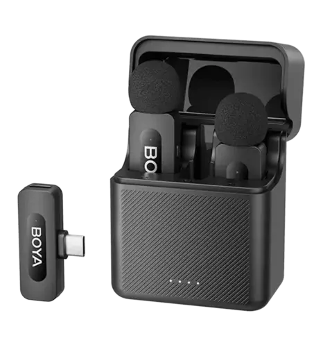Бездротовий петличний мікрофон BOYA BY-V30 Type-C Black