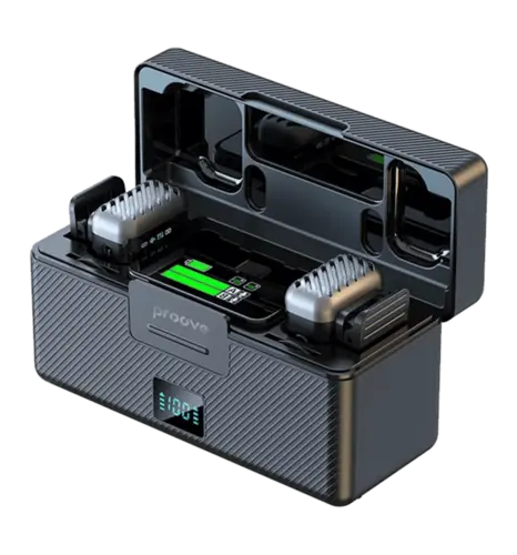 Бездротовий петличний мікрофон Proove Ripple (Black) (PRWM00002001)