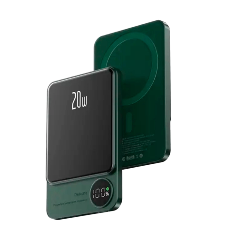 Бездротовий Power Bank 20W 5000mah (Dark Green)