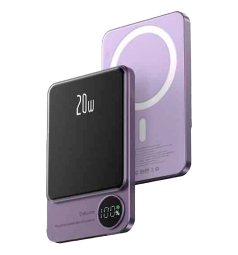 Бездротовий Power Bank 20W 5000mah (Purple)