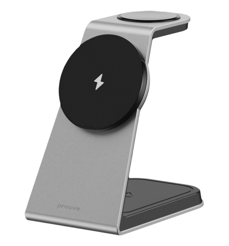 Беспроводное ЗУ Proove Omni Power 3 in 1 (gray)