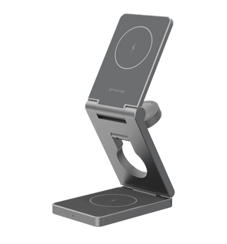 Беспроводное ЗУ Proove Titan Volt 3 in 1 (gray)
