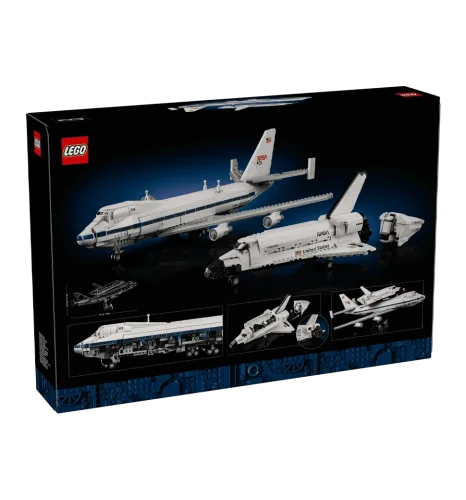 Блоковий конструктор LEGO Icons Літак-носій шатлів (10360)