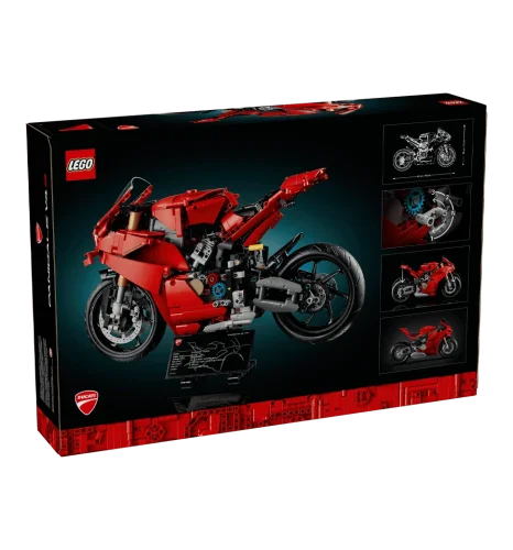 Блоковий конструктор LEGO Technic Мотоцикл Ducati Panigale V4 S 1603 деталі (42202)