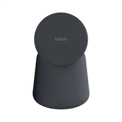 Бездротовий ЗП Belkin 2в1 MagSafe iPhone/Watch/AirPods, Charcoal Mass (WIZ020VFH36)