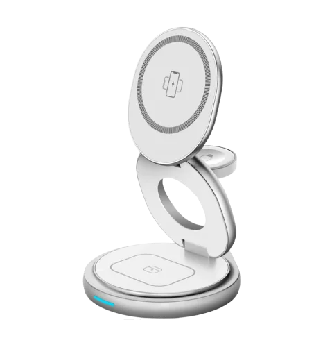 БЗП Gelius Foldy Wireless Charger 3в1 15W GP-WC011 Білий