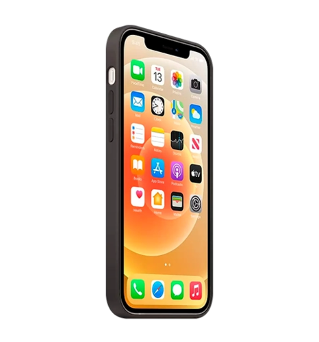 Чoхол Apple Silicone Case with MagSafe iPhone 12/12 Pro  - Black  (MHL73)