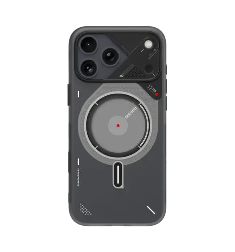 Чохол AULUMU  A17 Frosted case for iPhone 17 Pro Max, Translucent Gray Black A17-TPU-GY-P