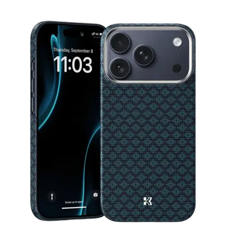 Чохол Benks ArmorGrid Magnetic Case Kevlar Fiber iPhone 17 Pro Max Blue-Collector's Edition