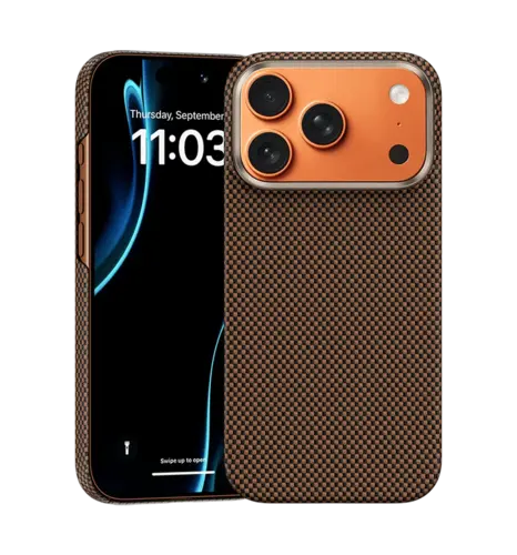 Чохол Benks ArmorTint C3 Magnetic Case Kevlar Fiber iPhone 17 Pro Gold