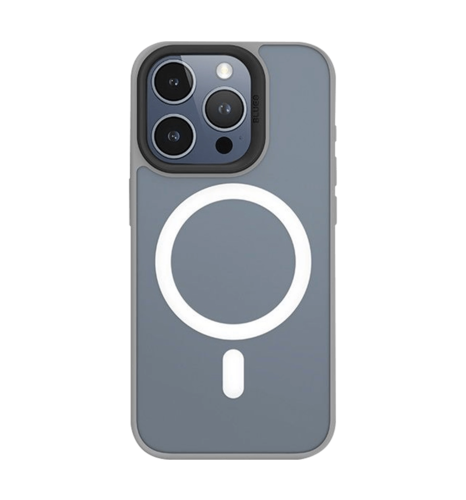 Чехол Blueo Frosted Anti-Drop Case для iPhone 15 Pro Max с MagSafe Grey (BK5934-I15PMGR)