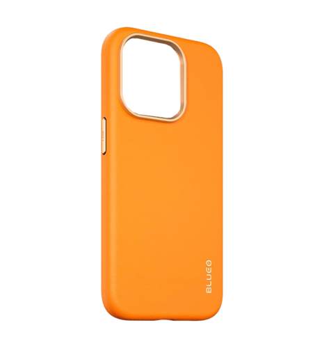 Чехол Blueo Leather Case для iPhone 14 Pro с MagSafe Orange (B52-I14POR)